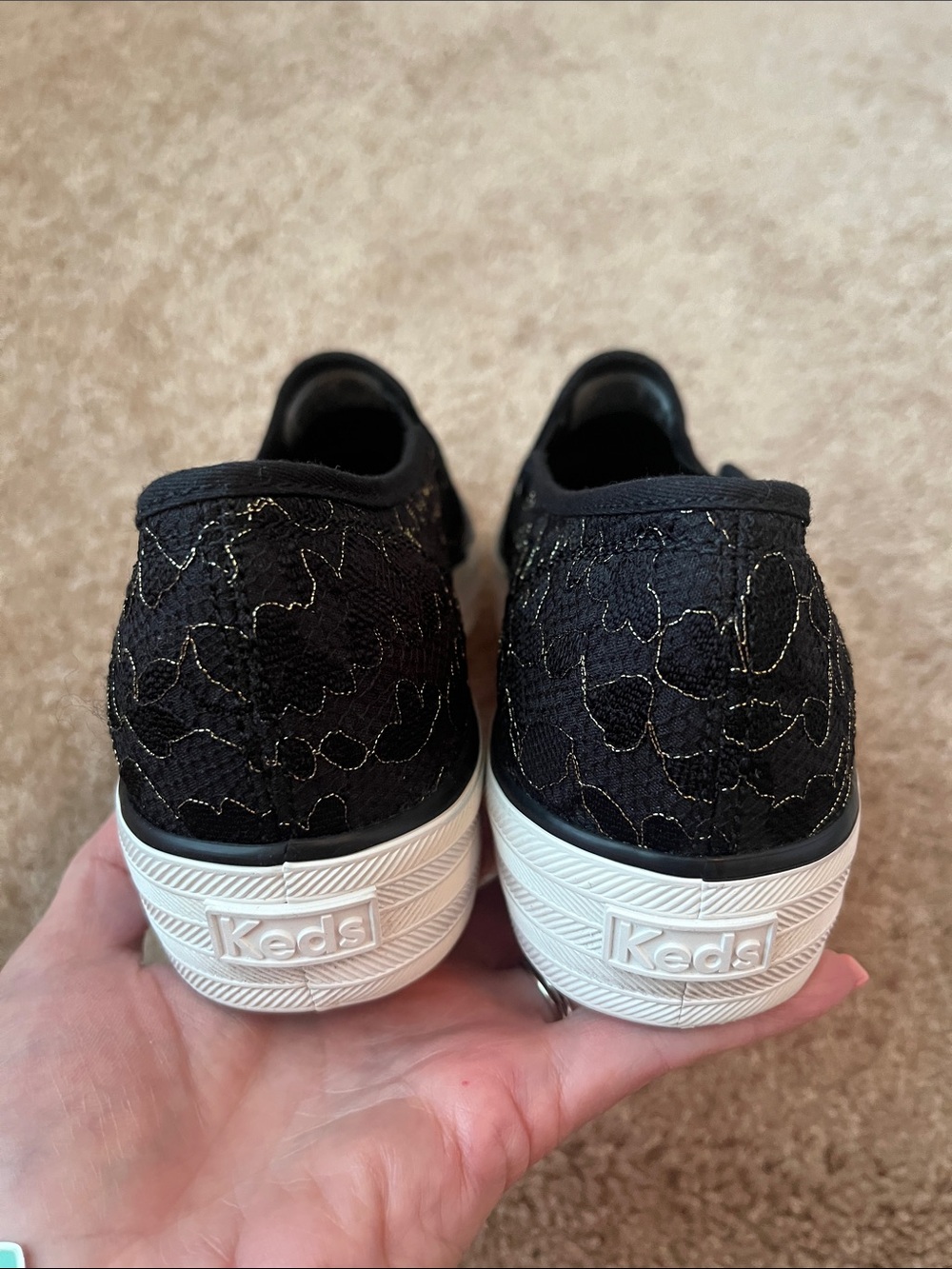 Keds Triple Decker Lace Celebrations Platform Sneakers - Picture 5 of 8
